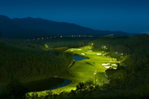 Ba Na Hills Golf Club Hole 11 at night High Res